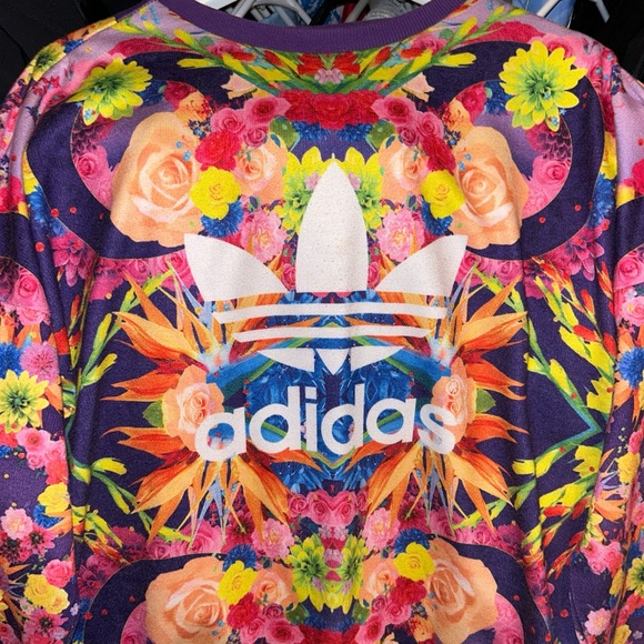 Adidas Multicolor Floral Top - Picture 2 of 4
